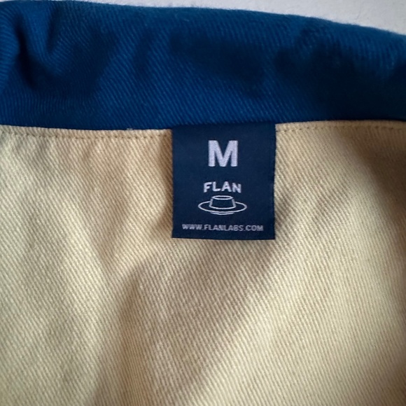 FLAN Labs Find The Farm Blue Cow Print Camouflage Canvas Jacket - Picture 4 of 11